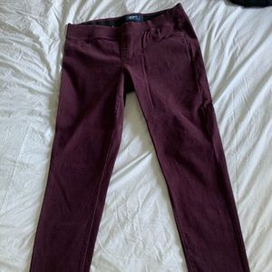 Purple jeans